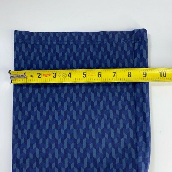 Betabrand Womens Bootcut Pants Blue Chevron S New - Picture 5 of 12